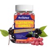 SmildeHeal Elderberry Gummies, Elderberry Extract 300mg, with Vitamin C and