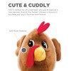 Outward Hound Fattiez Chicken Plush Squeaky Dog Toy, XS