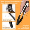 PUBAMALL 7/9/12 pulgadas Pinzas de Cocina, juego de 3 piezas