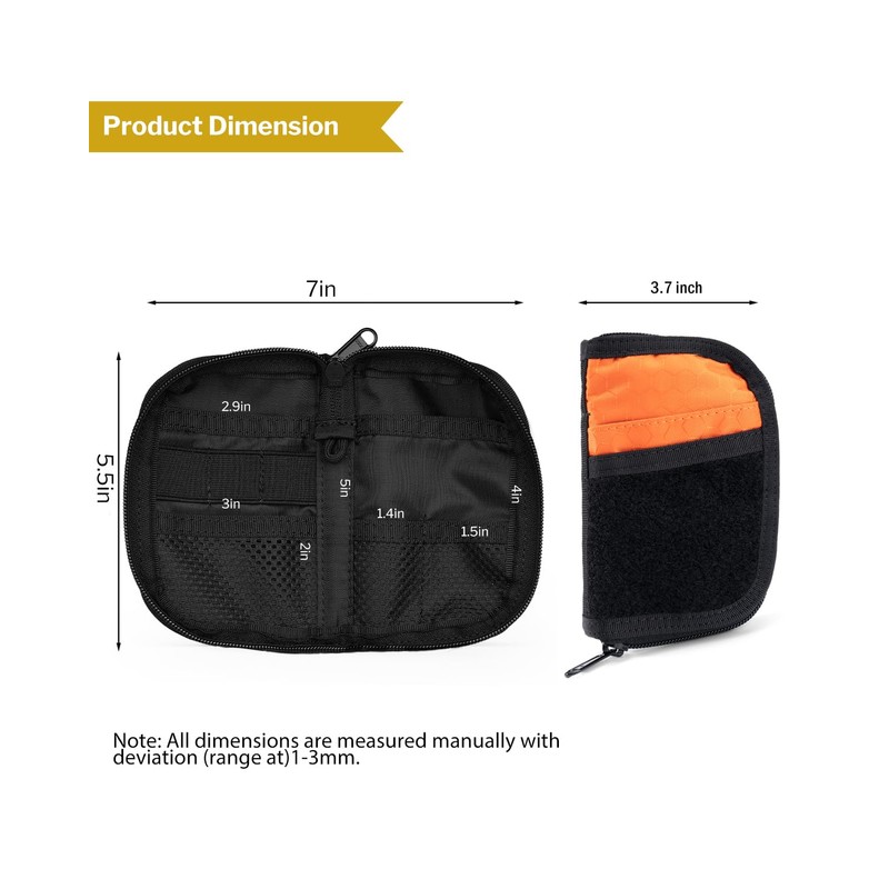 VIPERADE VE10 Small EDC Pocket Pouch, EDC Organizer Pouch for