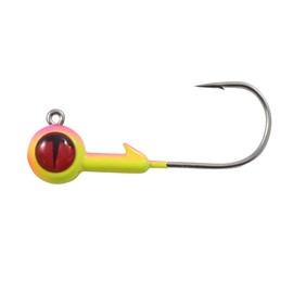Northland Fishing Tackle Tungsten Jig for Walleye, Bass, & Panfish, Bubblegum, 1/8 Oz 1/0 Hook, 2/Card