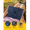 ZOBUU Clear Glitter Case for MacBook Neo 13-inch 2026 A3404,