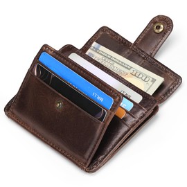 FALAN MULE Wallets for Men Genuine Leather Mens Wallet with Coin Pocket