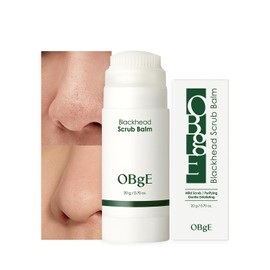 OBgE- Bálsamo exfoliante para puntos negros (0,7 oz): barra exfoliante humectante para eliminar puntos negros, minimizar los poros y suavizar la piel.