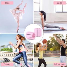 BUXFMHT Polainas para Tobillos y Muñecas, Polainas de Silicona Antideslizantes Ajustables para Tobillo y Muñeca, Pesas de Silicon para Pilates, Yoga, Correr, Natación, Gimnasio, Barra, Spinning