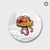 Unbranded Octopus Animal | 4'' X 4'' Round Decorative Magnet
