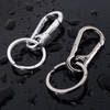 Yolev 2PCS Key Ring Keychain Keyrings Metal Keychain Clip Key