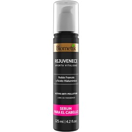 Biometik Rejuvenece, Serum para el Cabello, Mejora la Elasticidad, Fortalece la Fibra Capilar, Antioxidante, con Roble Francés y Ácido Hialuronico, 125 ml