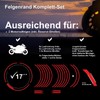 Felgenrand Aufkleber Motorcycle Rim Bed Compatible with KTM 390 Duke