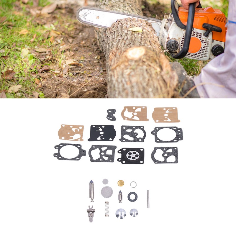 2Set Carburetor Carb Rebuild Repair Kit Garden Chainsaw Repair Kit