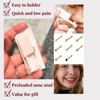 Nose Piercing Kit - 2 Pcs Disposable Piercing Gun Built-in