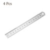 Kozelo 5pcs Stainless Steel Ruler - [6 Inch] Straight Edge