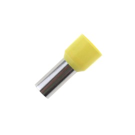 SeKi 14212 ISO Wire end ferrules. 25.0 mm², Yellow, Pack of 50, 25mm²