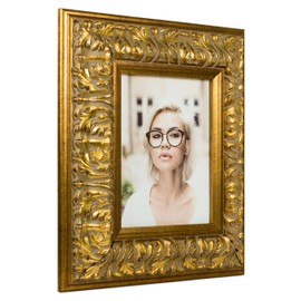 Craig Frames Barroco, Antique Gold Baroque Picture Frame, 17 by 22 Inch