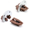 Surf turtle 10 Pack Drawer Slide Track Guide Glide,Compatible with