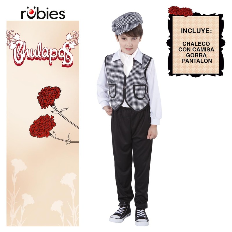 Chulapos Fancy Boys’ Costume Modern S N/A
