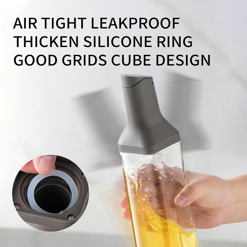 stackbear Oil and Vinegar Glass Dispenser, Good Grips Precision Pour