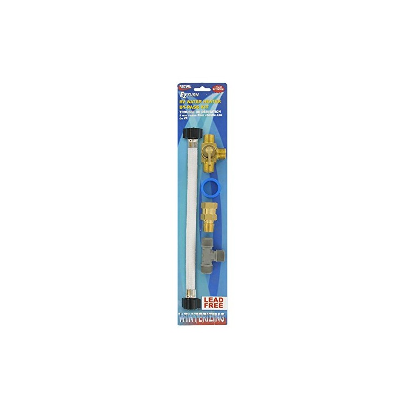 Valterra P23505LFVP EZ Turn RV Water Heater By-Pass Kit -