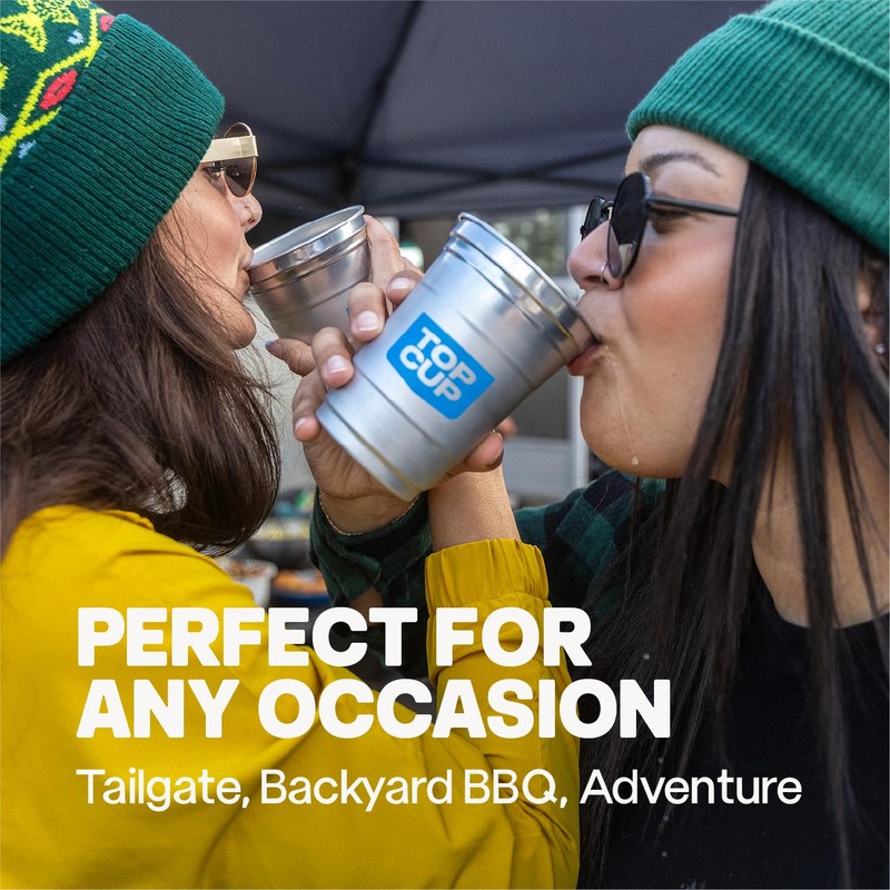 Top Cup by Ball – 16 Ounce, 30 Count, Reusable