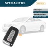 AKS KEYS Replacement for Hyundai Key Fob (4 Buttons) That