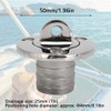 Garboard Drain Plug, 25 mm Round Stainless Steel Drain Opening