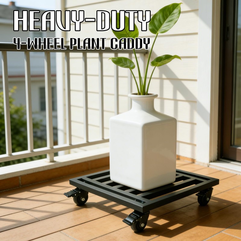 NULTRUMA 22" Heavy Duty Plant Caddy with Wheels, 600lbs Large
