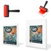 Gel Printing Pad with Brush - Reusable Gel Plate for