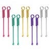 Jeffdad 10Pcs Alloy Mini Spoon Shovel Tableware Charm Multicolor Tiny