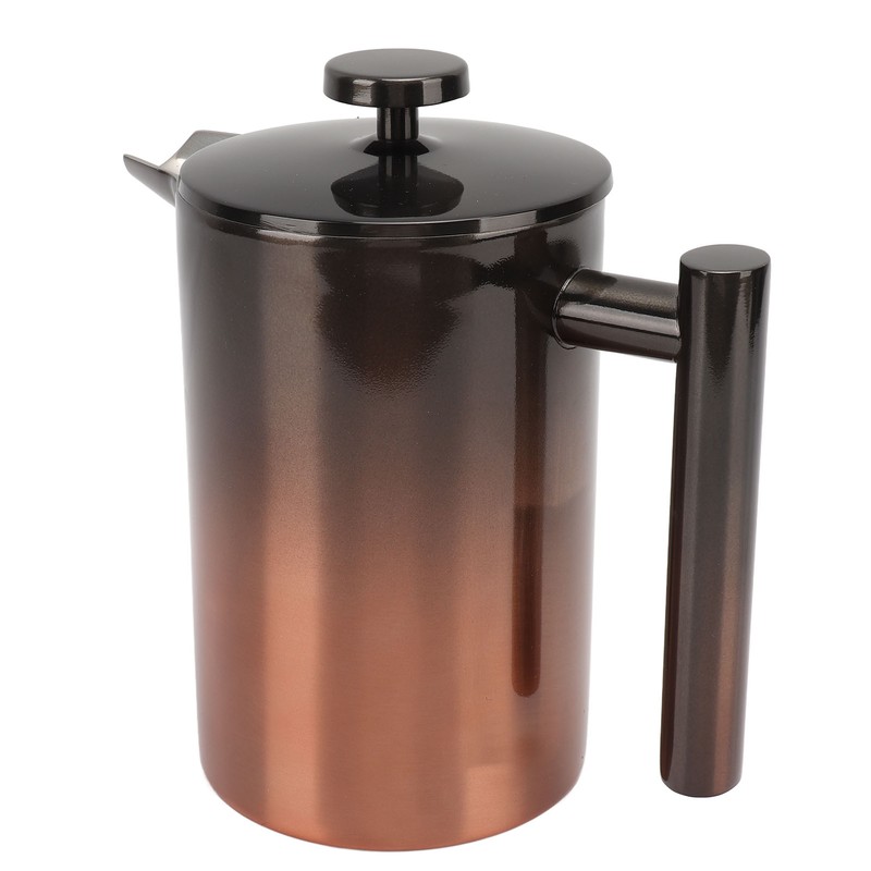 French Press Coffee Tea Maker with Filter Double Layer 304