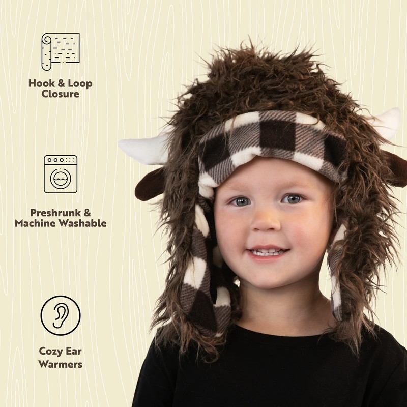 Lazy One Critter Cap Hat for Kids, Fun, Cold-Weather, Animal