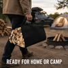 Portable Durable Firewood Storage Bag Sturdy Buckle Easy to Carry