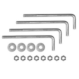 4394 Pedestal Mounting Kit for Bolt Mounted Mail Package Drop, Mail Chest and Roadside Mailbox Pedestal