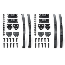 Zolikar 4Pcs Steel Leaf Springs HighLift Chassis Leaf Spring Suspension Set Compatible with 1/10 D90 RC Crawler Car Upgrades