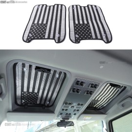 CSKT2022 USA Flag Car Sunroof Window Sun Shade Block Fits Ineos Grenadier 2020-2024