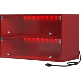 RGB LED Shoe Storage Cabinet for Sneakers Stackable Shoe Storage Rack Organizer