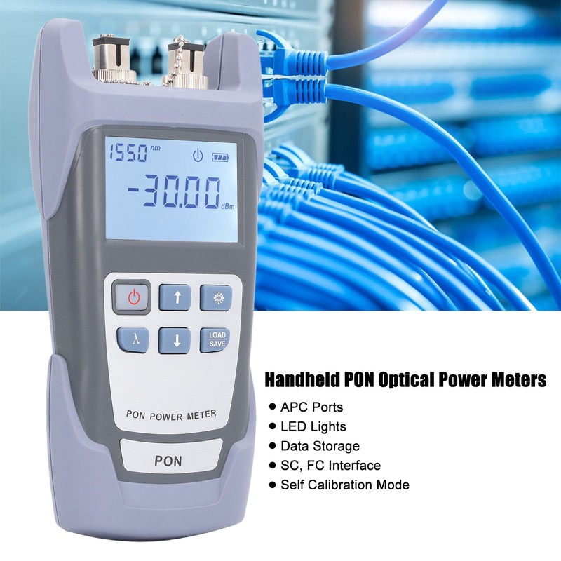Fiber Optic Cable Tester 1310 1490 1550nm Handheld FTTX ONT