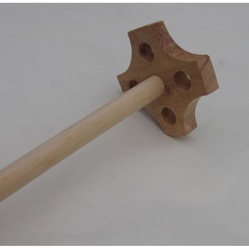 Butter churn (Wooden Dasher Oak Star)