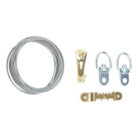 National Hardware N260-399 Picture Hanging Kit, Brass