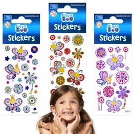 Colorful Butterfly Sticker Set, Stickers for Girls