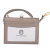 HAKATA NO MORI LEATHER Genuine Leather Double-Sided Clear ID Card