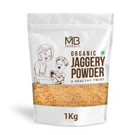 Organic Jaggery Powder 2.2 lb (1 Kg / 35 oz) | Raw Untreated Jaggery Powder | No Anti-Caking Agent Used | No Preservative | Absolutely Natural