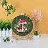 3 Pcs Mushroom Embroidery Kit, Hand Embroidery Kits with Mushroom