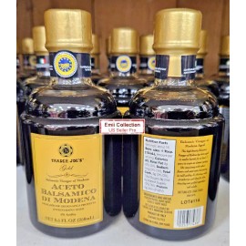 Trader Joe’s Gold Balsamic Vinegar Modena 6% Acidity 8.5fl oz 250ml (2 Bottles)