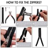 Eokeey Replacement Zip Set, 85 Pieces Zip Repair Kit, 3