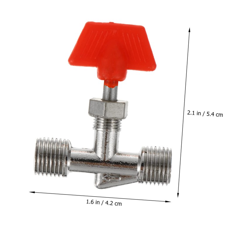 TEHAUX 5pcs Float Ball Air Compressor Valve Threaded Connectors Durable