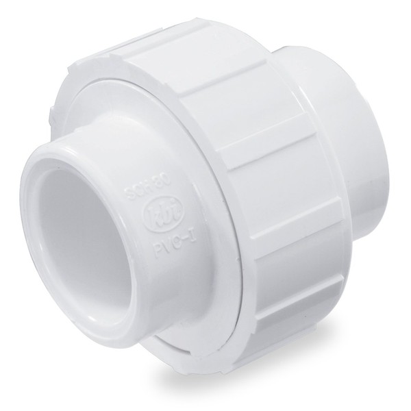 NDS WU-0750-S 3/4-Inch Slip PVC Schedule 40 Union, White