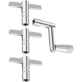 LALOCAPEYO Drum Keys 3 Pack Universal Drum Tuning Key with Continuous Motion Speed Key