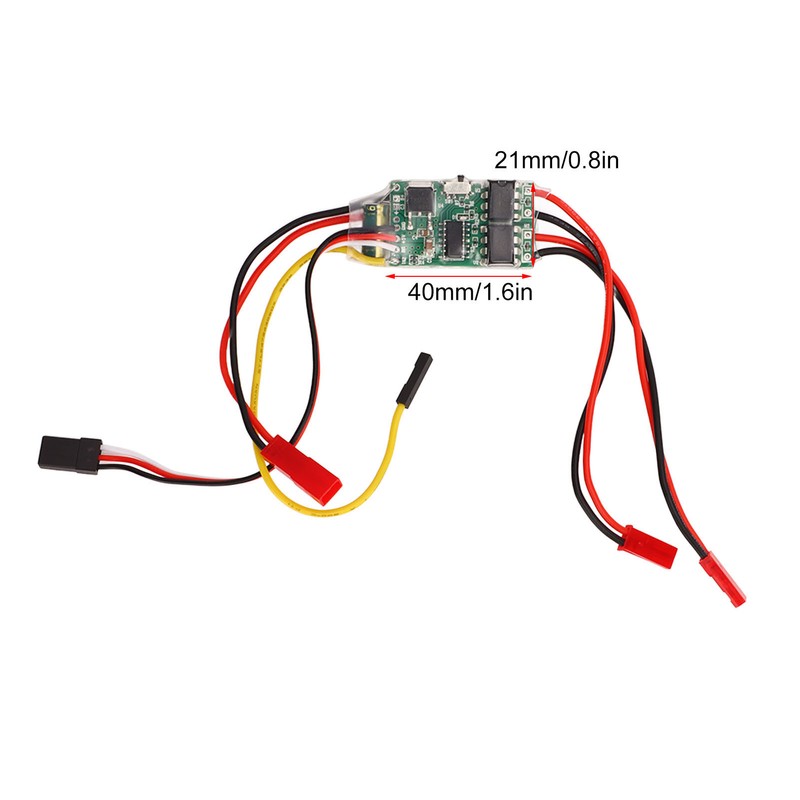 RC Brushed Motor Speed Controller Bidirectional 2s‑3s Lipo 5A RC