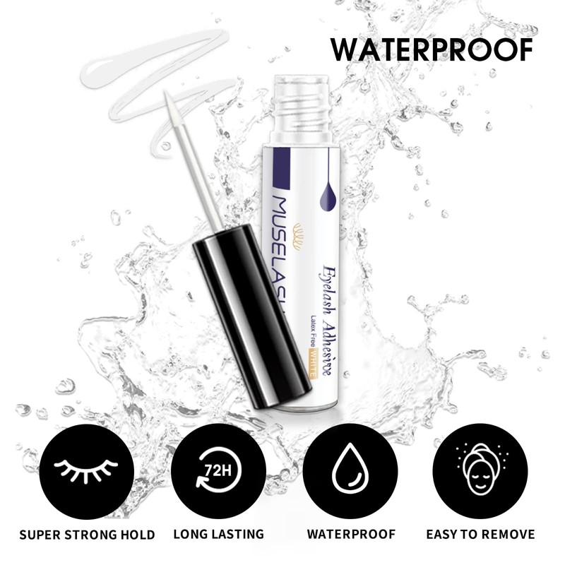 𝗦𝘂𝗽𝗲𝗿 𝗛𝗼𝗹𝗱 MUSELASH Latex Free False Eyelashes Glue Super Hold