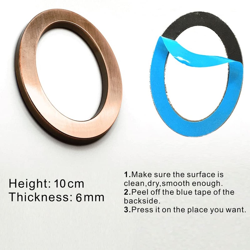 Diggoo 10 Pack Mailbox Numbers 0-9, 4 Inch High, Door